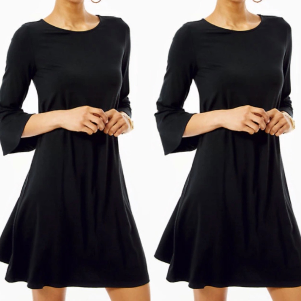 Lilly Pulitzer Ophelia swing dress black